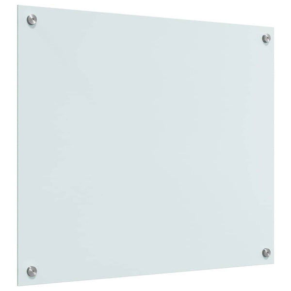 Küchenrückwand 2er Set Weiß Glas 70x60cm