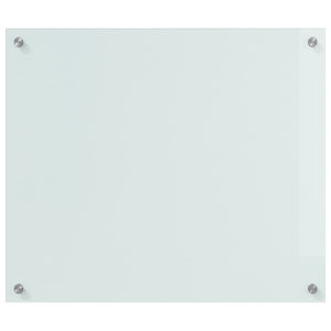 Küchenrückwand 2er Set Weiß Glas 70x60cm