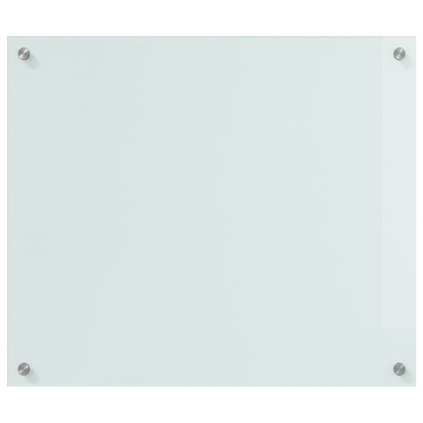 Küchenrückwand 2er Set Weiß Glas 70x60cm
