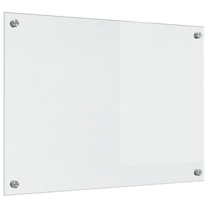 Küchenrückwand 2er Set, Transparentes Glas 70x50 cm