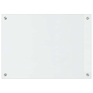 Küchenrückwand 2er Set, Transparentes Glas 70x50 cm