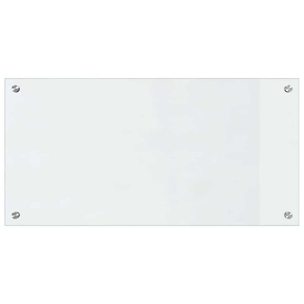 Küchenrückwand 2er Set Klarglas 80x40 cm