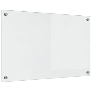 Küchenrückwand 2er Set, Transparentes Glas 80x50cm