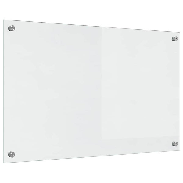 Küchenrückwand 2er Set, Transparentes Glas 80x50cm