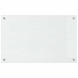 Küchenrückwand 2er Set, Transparentes Glas 80x50cm
