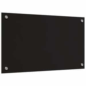 Schwarze Küchenrückwand, 2er-Set, 70x40 cm