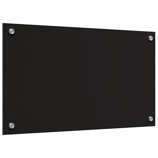 Schwarze Küchenrückwand, 2er-Set, 70x40 cm