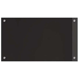 Schwarze Küchenrückwand, 2er-Set, 70x40 cm