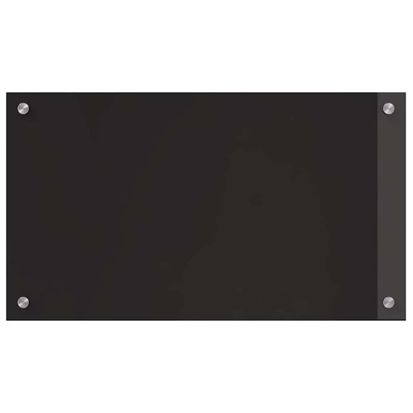 Schwarze Küchenrückwand, 2er-Set, 70x40 cm