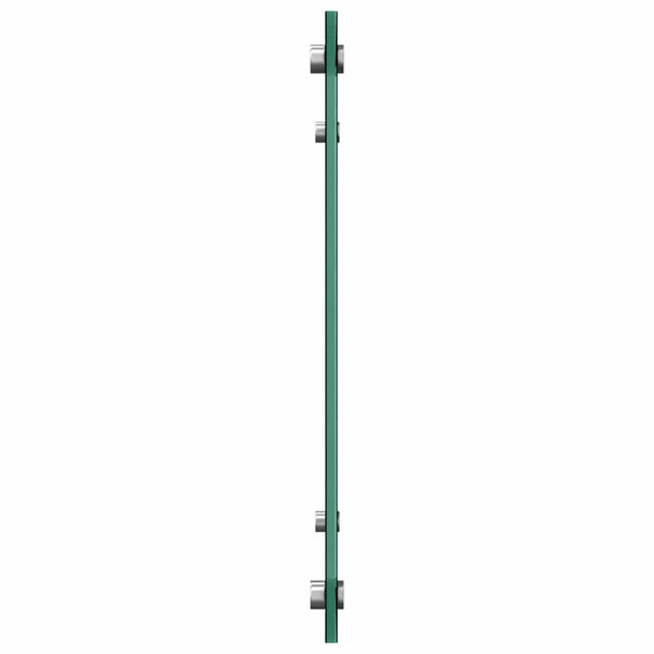 Schwarze Küchenrückwand aus Glas, 2er-Set