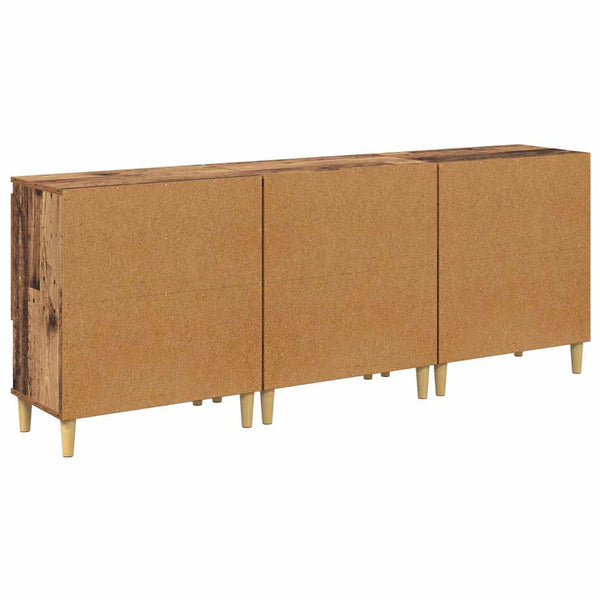 Sideboards 3er Set Altholz 60x35x70cm