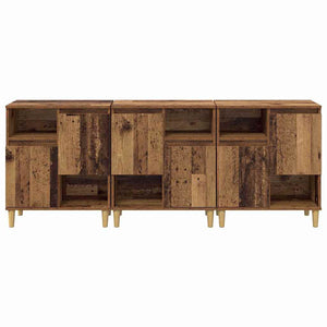 Sideboards 3er Set Altholz 60x35x70cm