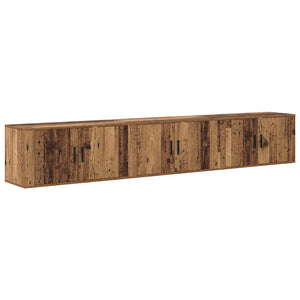 Wand TV-Schrank Set Altholz