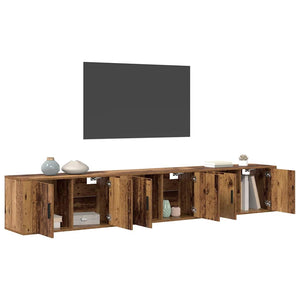 Wand TV-Schrank Set Altholz