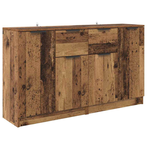 Sideboards 2er Set Altholz 60x30x70cm