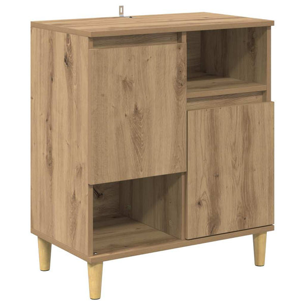 Sideboards 2er-Set Artisan Eiche 60x35x70cm