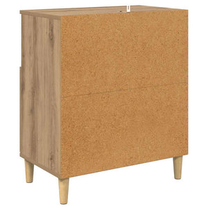 Sideboards 2er-Set Artisan Eiche 60x35x70cm