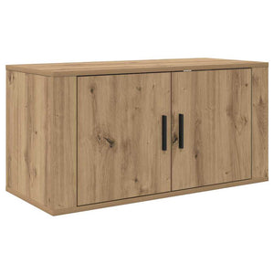 Wand-TV-Schrank Set Eiche 3-teilig