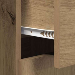 Sideboards 2er Set Artisan-Eiche 60x30x70cm