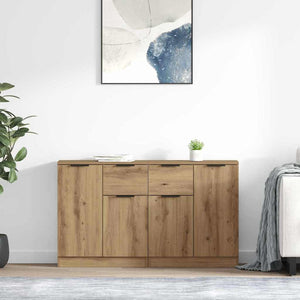 Sideboards 2er Set Artisan-Eiche 60x30x70cm