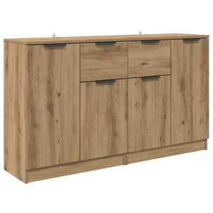 Sideboards 2er Set Artisan-Eiche 60x30x70cm