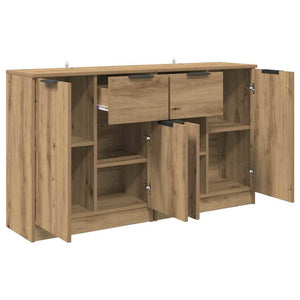 Sideboards 2er Set Artisan-Eiche 60x30x70cm