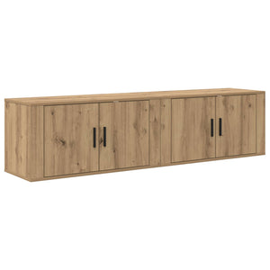 Wand TV-Schrank Set Artisan-Eiche