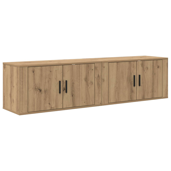 Wand TV-Schrank Set Artisan-Eiche