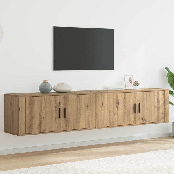 Wand-TV-Schrank Set Artisan-Eiche