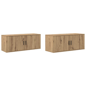Wand-TV-Schrank Set Artisan-Eiche