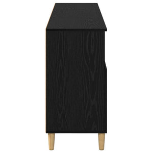 vidaXL Sideboards 3 pcs Black Oak Look 60 x 35 x 70 cm
