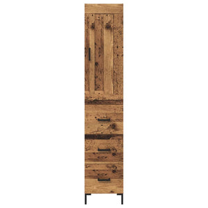 Highboard Altholz 34,5x34x180cm