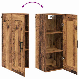 Highboard Altholz 34,5x34x180cm