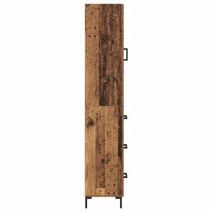 Highboard Altholz 34,5x34x180cm