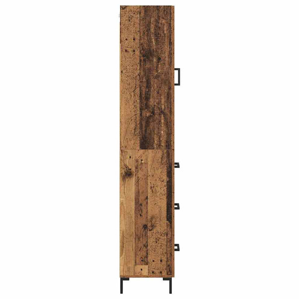 Highboard Altholz 34,5x34x180cm