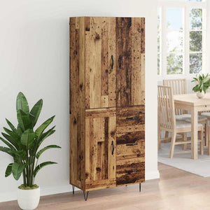 Highboard Altholz mit Schubladen (2 Stk.)