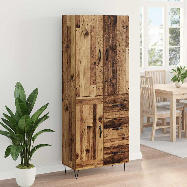 Highboard Altholz mit Schubladen (2 Stk.)