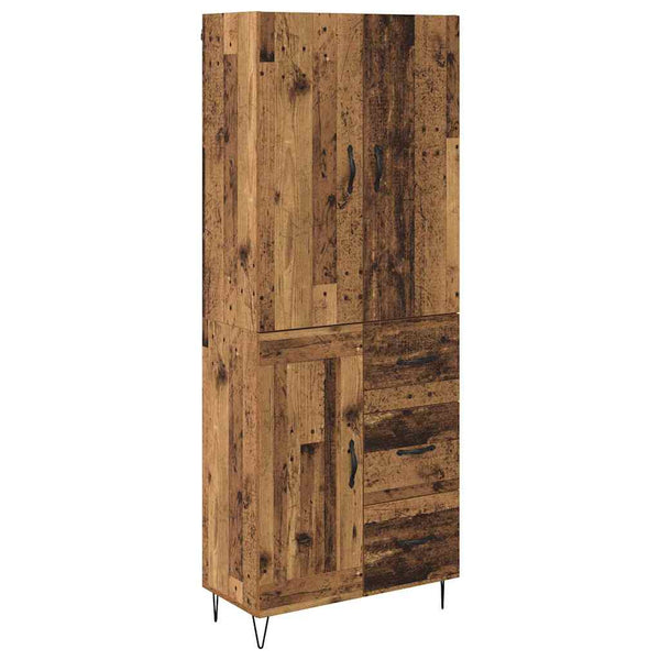 Highboard Altholz mit Schubladen (2 Stk.)