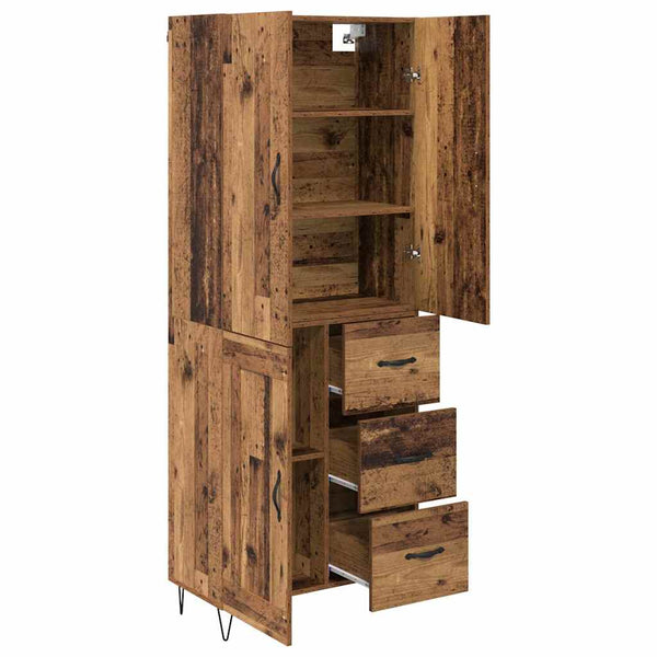 Highboard Altholz mit Schubladen (2 Stk.)