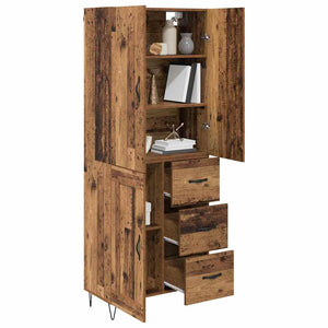 Highboard Altholz mit Schubladen (2 Stk.)