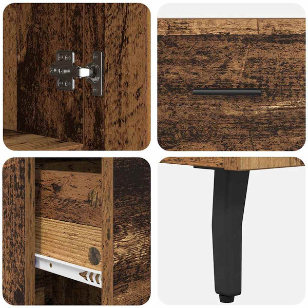 Highboard Altholz mit Schubladen