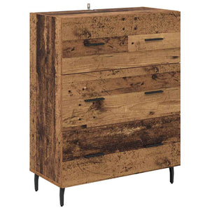 Highboard Altholz mit Schubladen