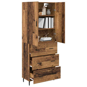 Highboard Altholz mit Schubladen