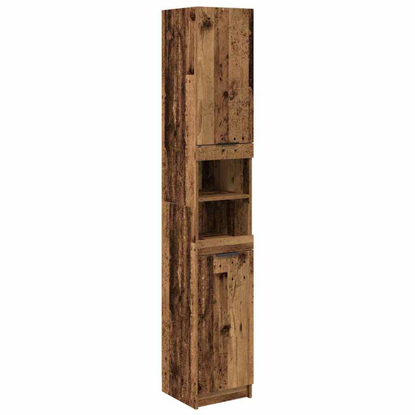 Badezimmerschrank Set Altholz 3-teilig