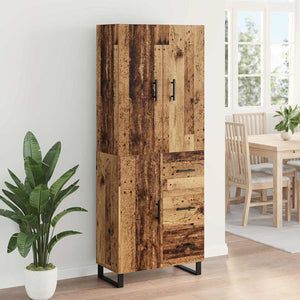 Highboard Altholz mit Schubladen 180 cm