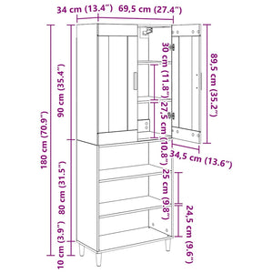 Highboard Altholz 180 cm