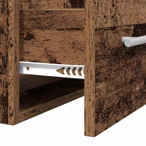 Waschbeckenschrank Braun mit Schubladen 42x39x52 cm