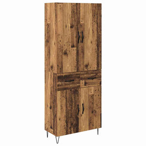 Highboard Altholz mit Schubladen