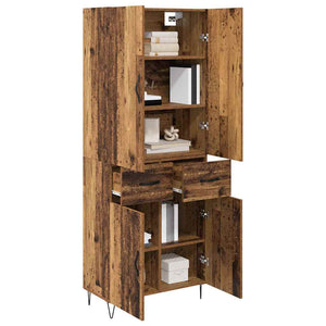 Highboard Altholz mit Schubladen