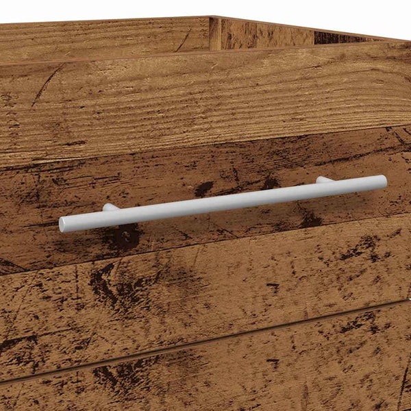 Waschbeckenschrank Altholz mit Schubladen